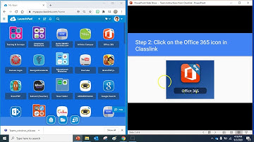 5 How to log into TEAMS from Classlink