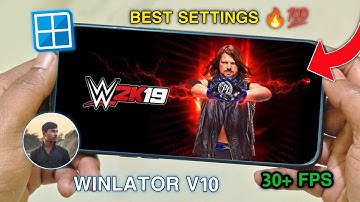 🔥 BEST SETTINGS WWE 2K19 30+ FPS SMOOTH GAMEPLAY WINLATOR v10 AMOD1 |🔥💀REAL💯✅