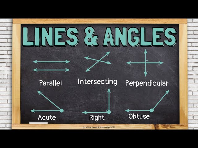 Identifying Lines and Angles 