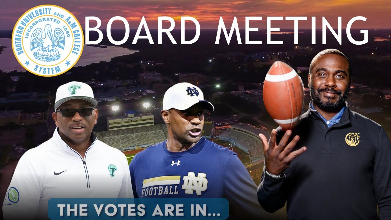 LIVE: Southern University Board Meeting Results | Marshall Faulk, New OC & DC Confirmed