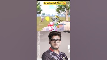 2 SQUAD RUSH ON JONATHAN 1v8 CLUTCH EVERYONE SHOCKED🥵 #jonathan #jonathangaming #bgmi #pubgmobile