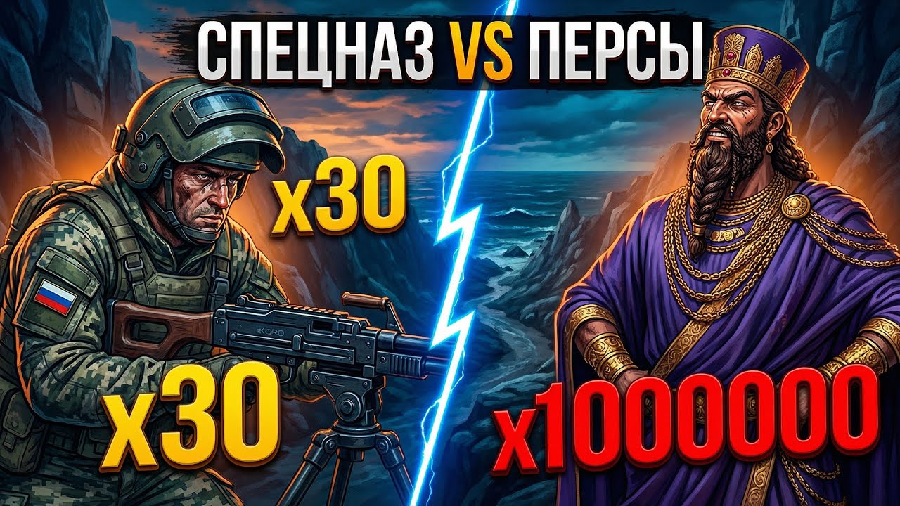 ЧТО ЕСЛИ современный СПЕЦНАЗ попадёт в ФЕРМОПИЛЫ?