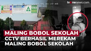 Maling Bobol Sekolah di Banten Berhasil Terekam CCTV | OneNews Update