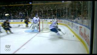 Marcus Foligno DESTROYS Carl Gunnarsson. April 3rd 2012