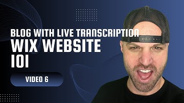 BizRise.io - Wix Website 101 - Blog Post - Use Live Transcription  - Video 6