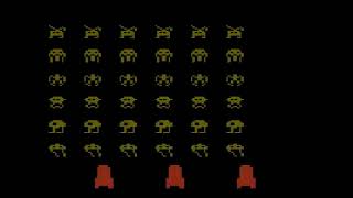 Data Driven Gamer: Space Invaders - Mode 2 (Atari 2600, 1980, 60fps)