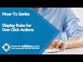 Display rules for One-Click-Actions in DocumentsCorePack for Microsoft Dynamics 365