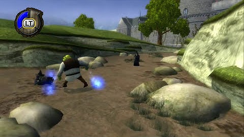 Shrek The Third Walkthrough Part 4 (Xbox 360) Academy Grounds