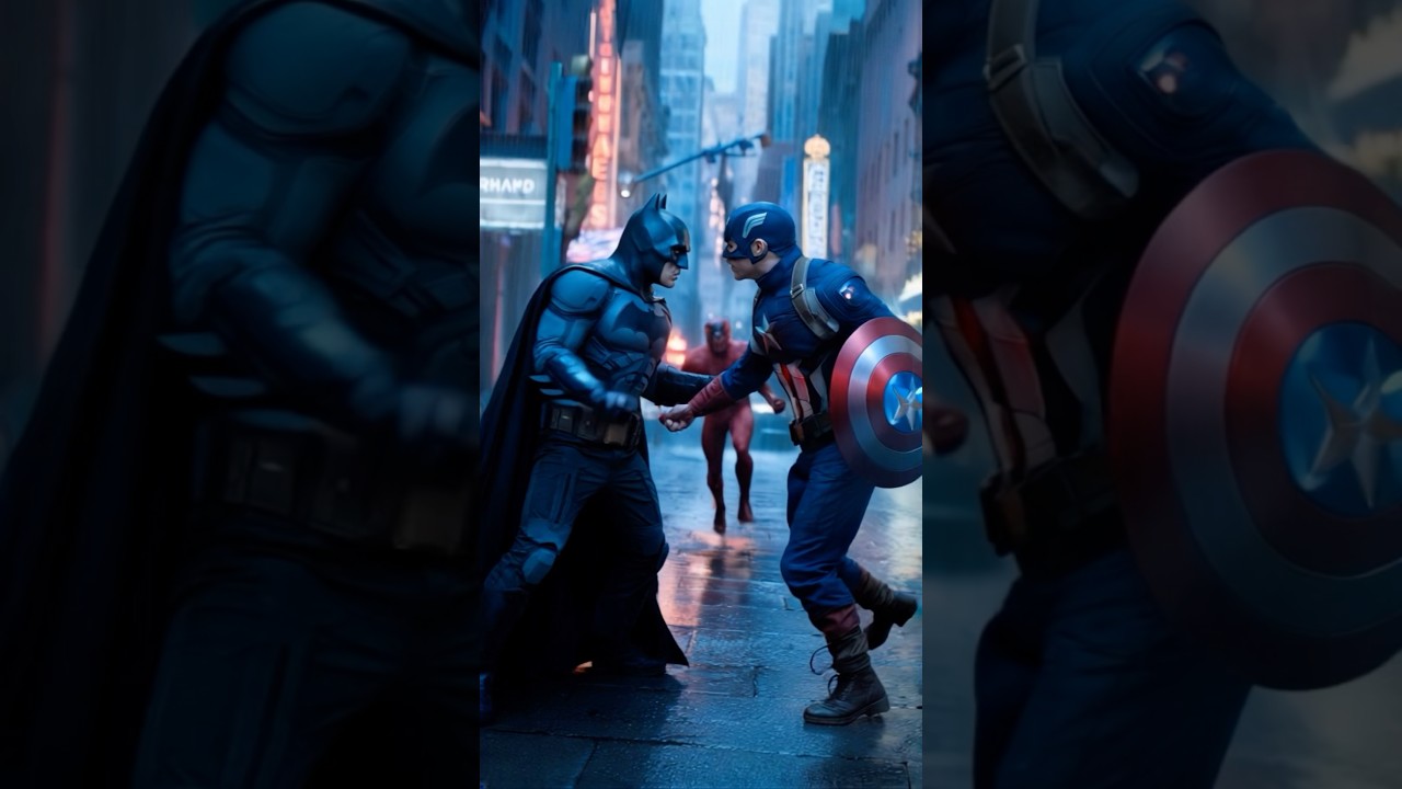 Dc (Batman) AI Fusion Part 1 #shorts #batman #aifusion #dc #ideogramai