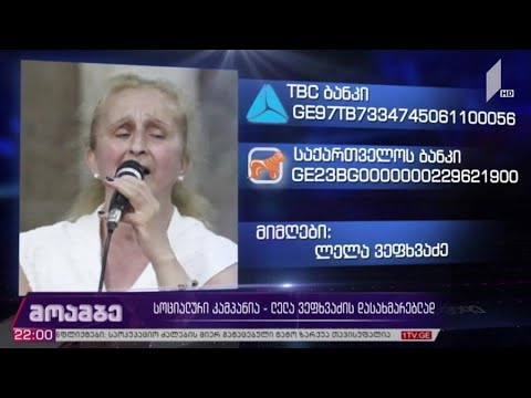 სოციალური კამპანია ლელა ვეფხვაძის დასახმარებლად
