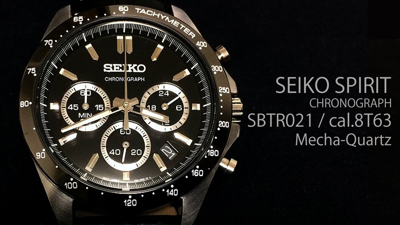 SEIKO SPIRIT STBR005 /  Mecha-Quartz Chronograph - YouTube