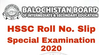 How to download HSSC roll number slip special Examination 2020