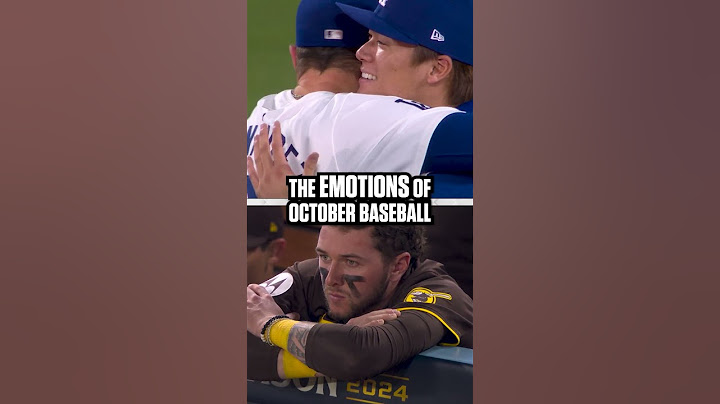 The emotions of October baseball 😢 #mlb #baseball #Dodgers #padres