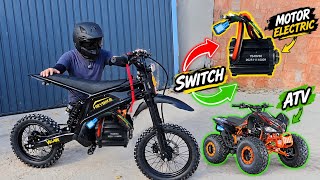 Testez motorul electric ca sa-l pun pe un atv quad #heybike