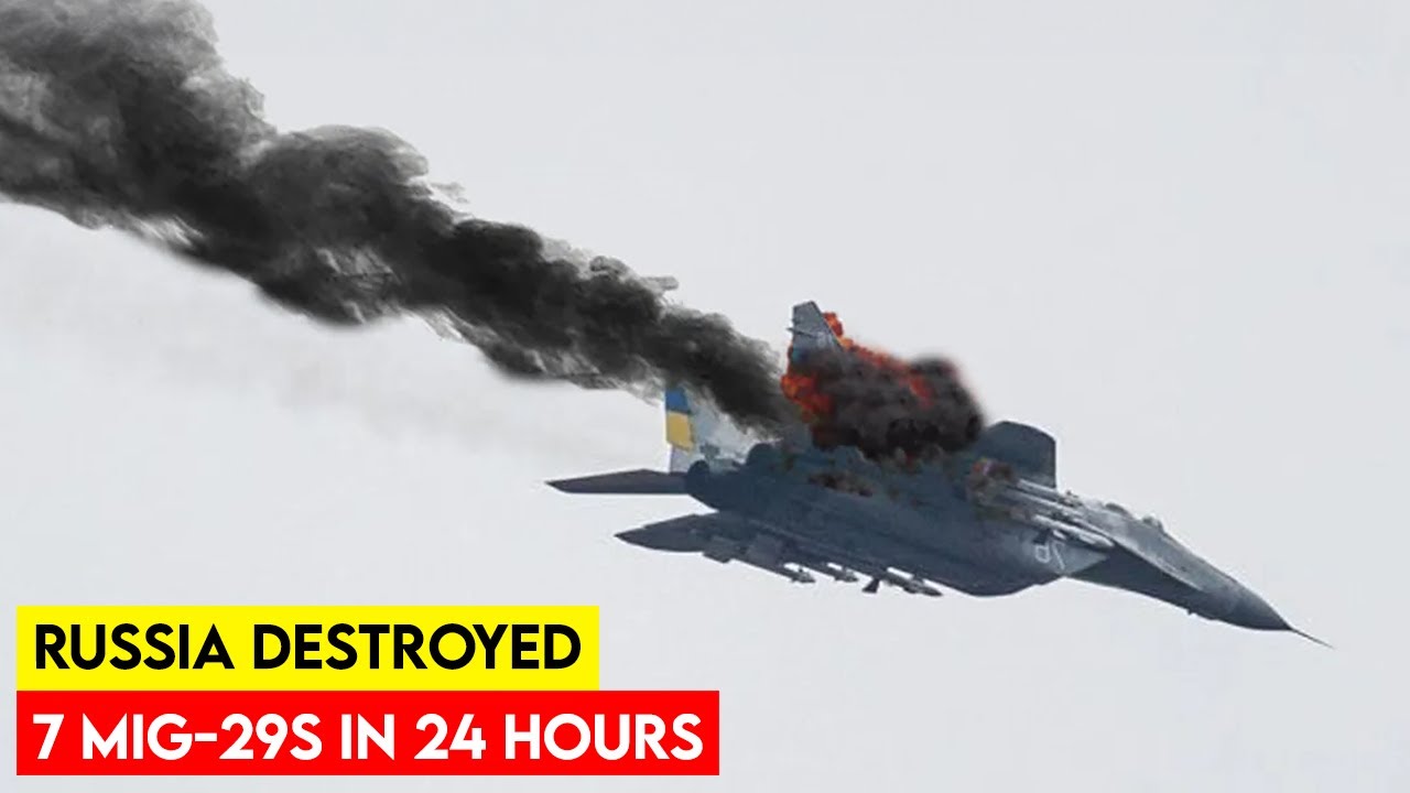 Ukrainian missile strike hits MiG-29 Russian fighter Jet, pilot and co-pilot died instantly | ARMA