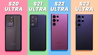 Samsung Galaxy S23 Ultra VS Galaxy S22 Ultra VS Galaxy S21 Ultra
