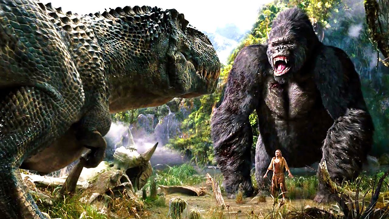 Die 3 Dinosaurier-Szenen, die King Kong zu einem Klassiker machten 🌀 4K