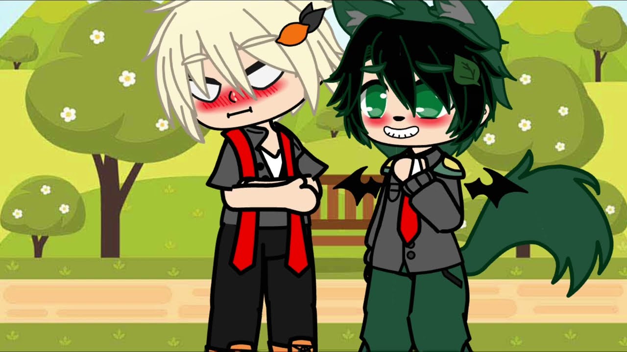 Experimented deku/uraraka au (bakudeku)(v.katsuki?)