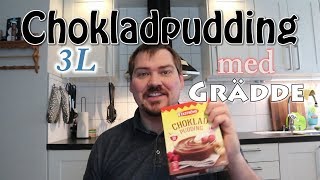 Chokladpudding med grädde