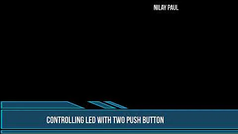 Control Led with two push buttons