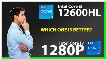 INTEL Core i5 12600HL vs INTEL Core i7 1280P Technical Comparison