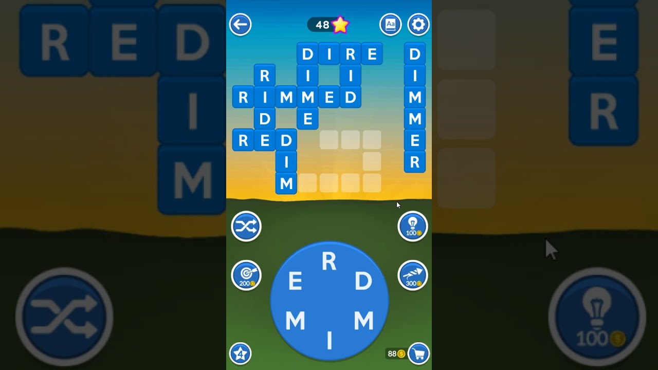 Word Toons level 258