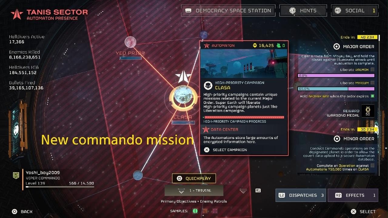 Helldivers 2 NEW commando mission type gameplay