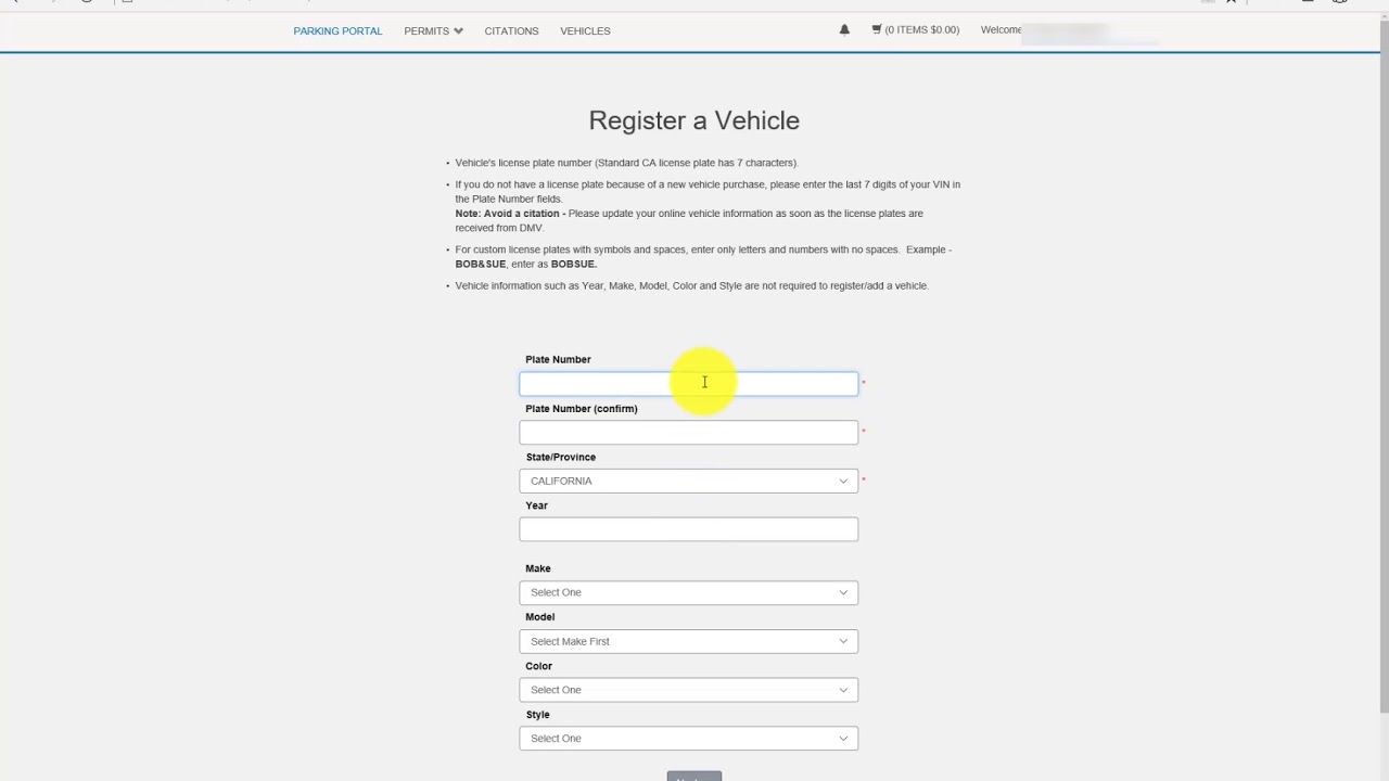 CSULB How to Purchase Parking Permit YouTube