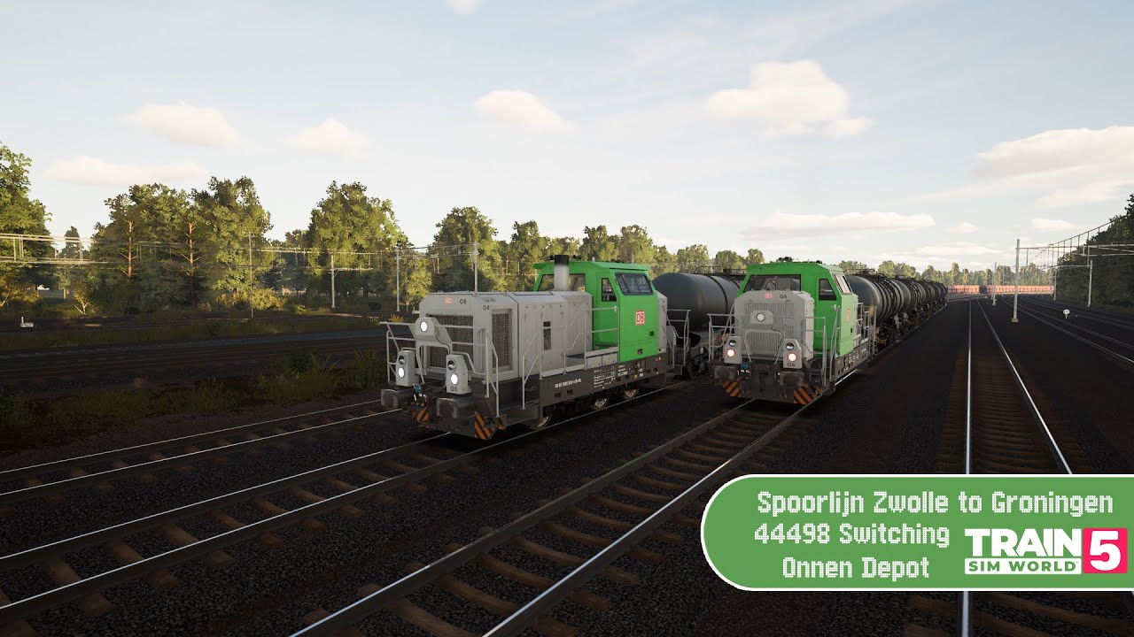 Train Sim World 5 - Spoorlijn Zwolle to Groningen - 44498 Switching Onnen Depot