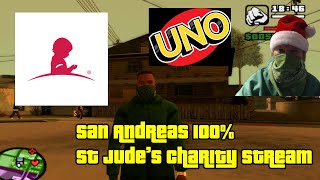 : GTA San Andreas 100% Completion Saint Jude's Charity Stream!