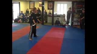 Linden Weapon form at Dragon Fly TKD Winter Tournament