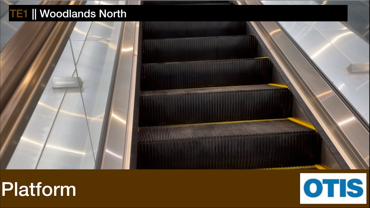 Woodlands North MRT Station Otis Escalator (Platform) YouTube