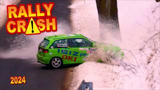 Accidentes y errores de Rally - Primer vídeo 2024 by @chopito Rally crash 1/24