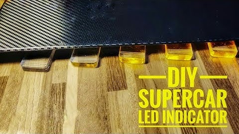 Build DIY Supercar Indicator assembly