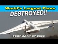 AN-225 World's Largest Plane Destroyed today FEB 27 2022: A Video Memorial