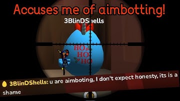 Kid accuses me of aimbot, gets ANNIHILATED! | Shell Shockers