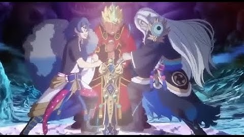 Yo-kai Watch Shadowside: Enma, Kaira, And Nurarihyon Tries to Pull  Out The Fudou Raimei Ken (Movie)