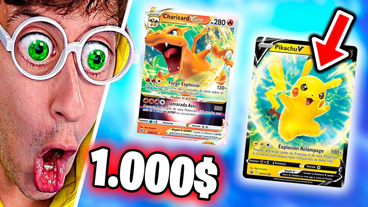 Abriendo CARTAS POKÉMON con Hermano Pequeño 🤑!! (Sale PIKACHU?)