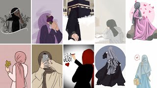 Hijab Cartoon Girl Whatsapp DP || Hijab Cartoon Dp For Insta || Hijab Cartoon Profile pic #dpz screenshot 1