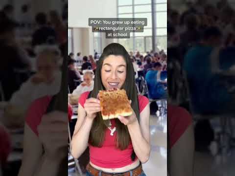 Rectangular pizza is