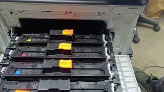 Canon mf 752 мажет жёлтый тонером