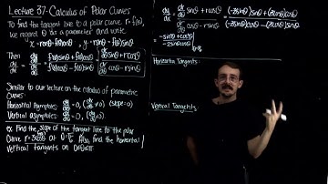 Lecture 37 - Calculus of Polar Curves