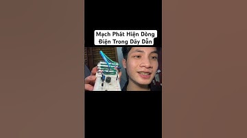 Ktcn + Lý 12 : Mạch phát hiện dòng điện trong dây dẫn. #learn #project #make #physics #vatly12