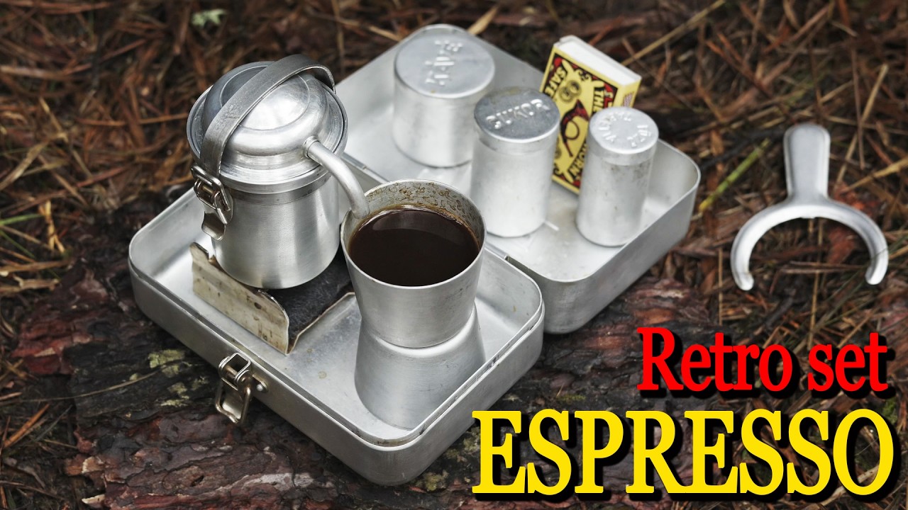 Espresso v lese ? Retro set na kávu 