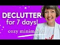 7 DAYS decluttering! Cozy Minimalist Flylady home