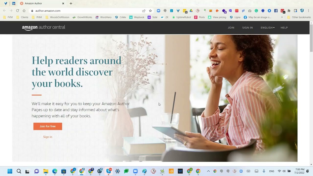 Creating an Amazon Author Page