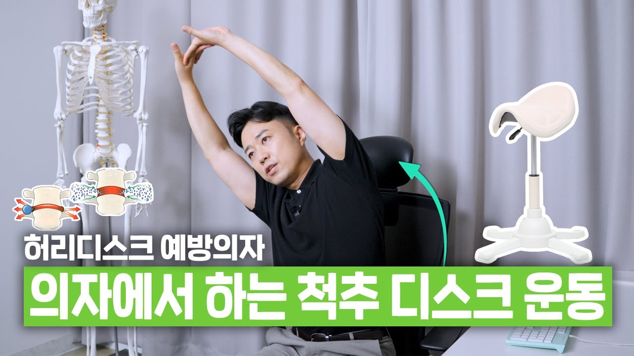'인생의자'를 활용한 척추건강 운동 루틴 - #자세교정의자 #발란싯 #새들체어
