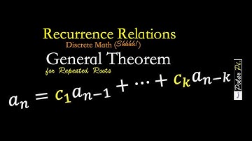 (Recurrence Relations) Generalized Theorem for Repeated Roots (Example 5)