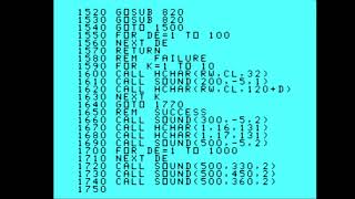 Ti99/4A Typed in Game from the Magazine :- Home Computer weekly (Last Stand)