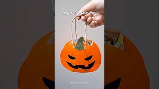 DIY Pumpkin Paper Bag 🎃 Cute Halloween Gift Idea